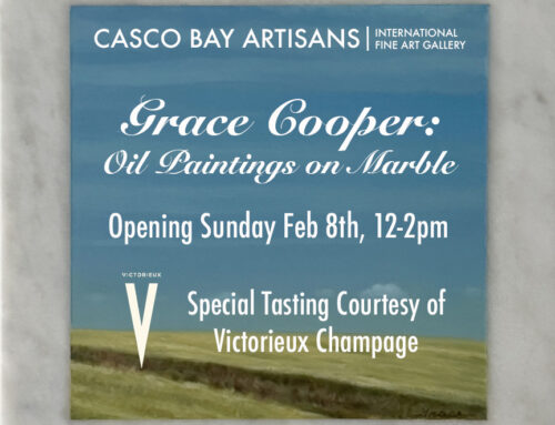 Grace Cooper New Oil Paintings on Marble